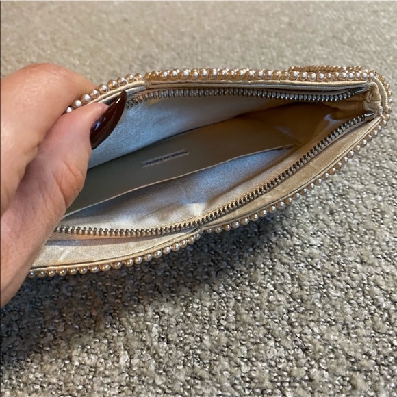 Champagne beaded evening bag - Picture 4 of 4